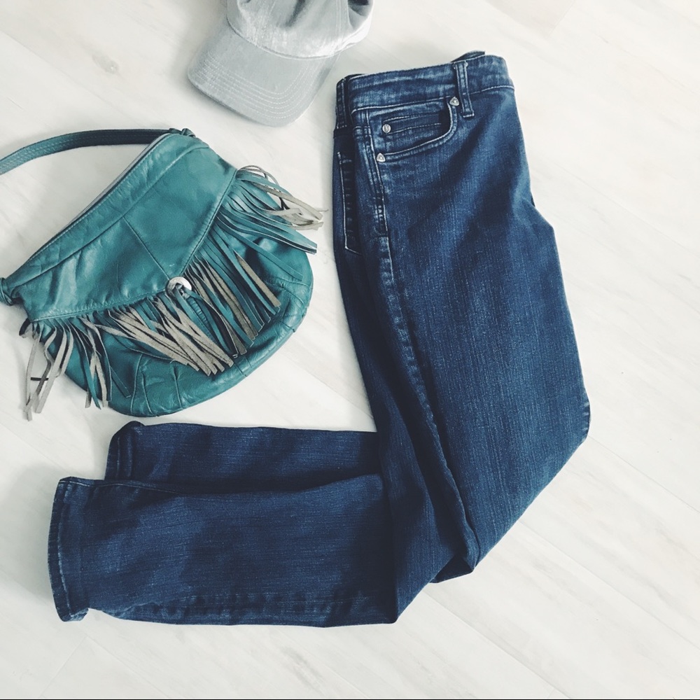 Kut From The Kloth Dark Wash Straight Leg Leans